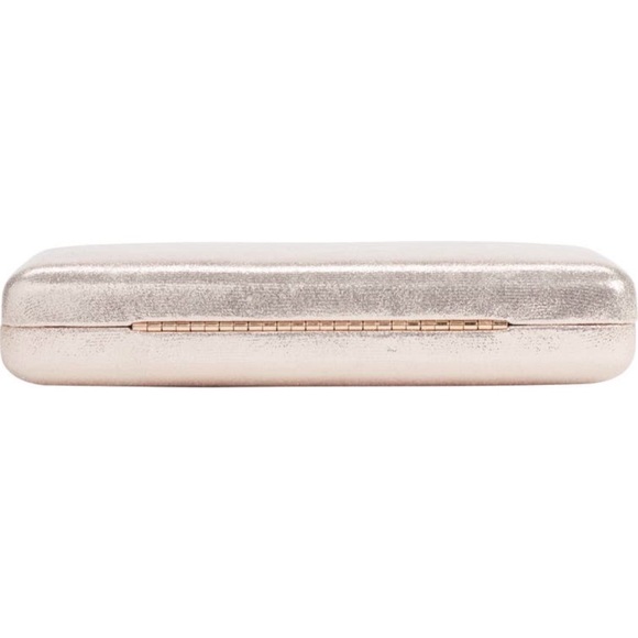 NWT Nordstrom Metallic Box Clutch - Picture 6 of 9